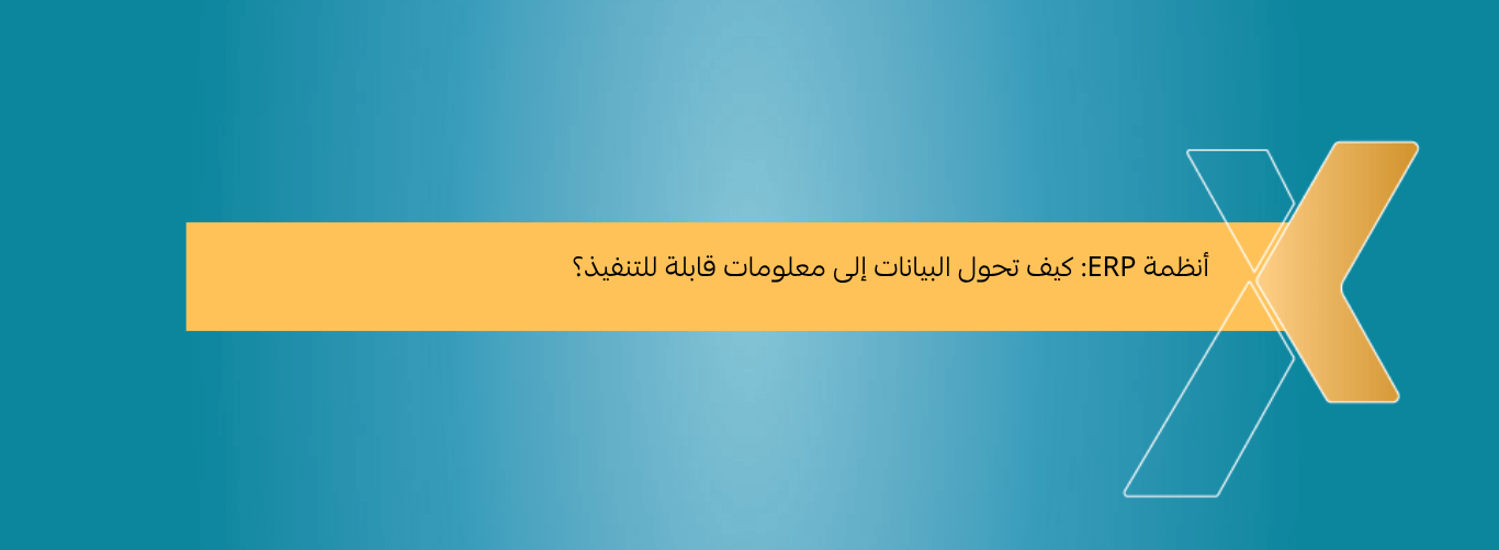 أنظمة ERP: كيف تحول البيانات إلى معلومات قابلة للتنفيذ؟