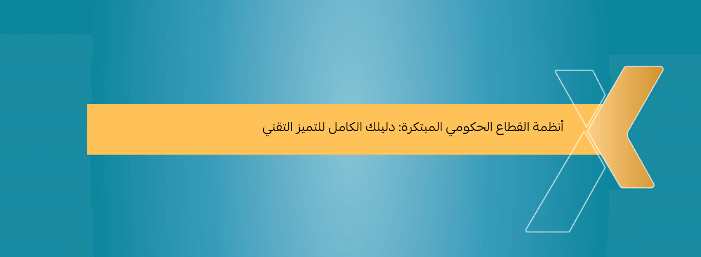 أنظمة القطاع الحكومي المبتكرة دليلك الكامل للتميز التقني